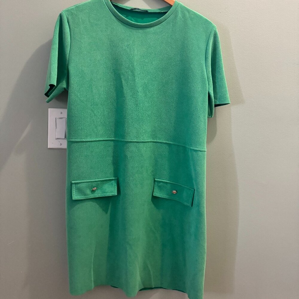 Green Zara Mini Dress